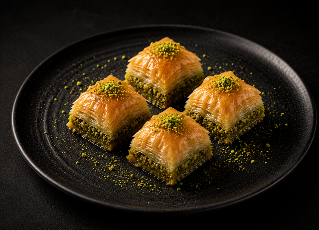 4 Mini Walnut Baklava.