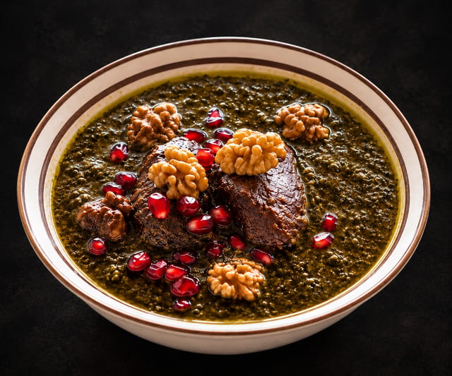 Fesenjan (Persian Pomegranate Chicken).
