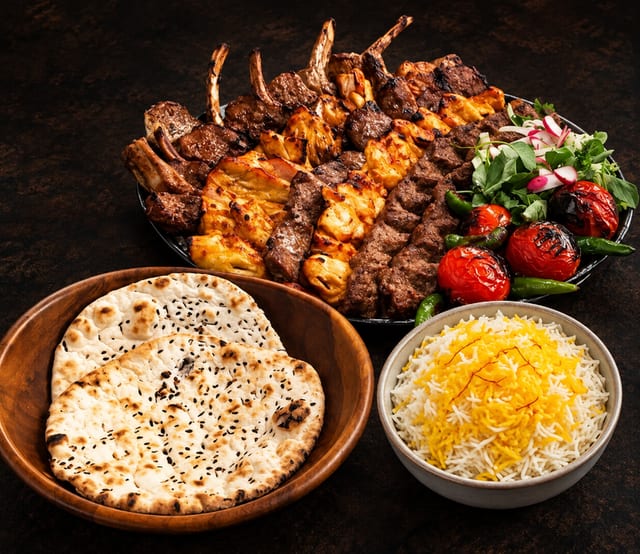 KABOB TO SHARE (Serves 2–3).