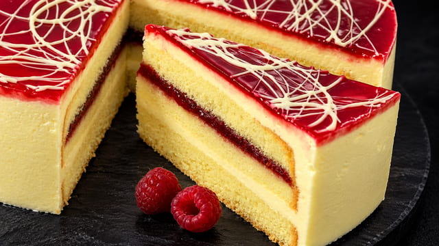 Limoncello Raspberry Cake (NEW).