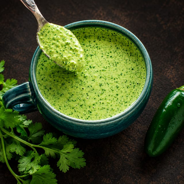 +Spicy Green (Chutney Sauce).