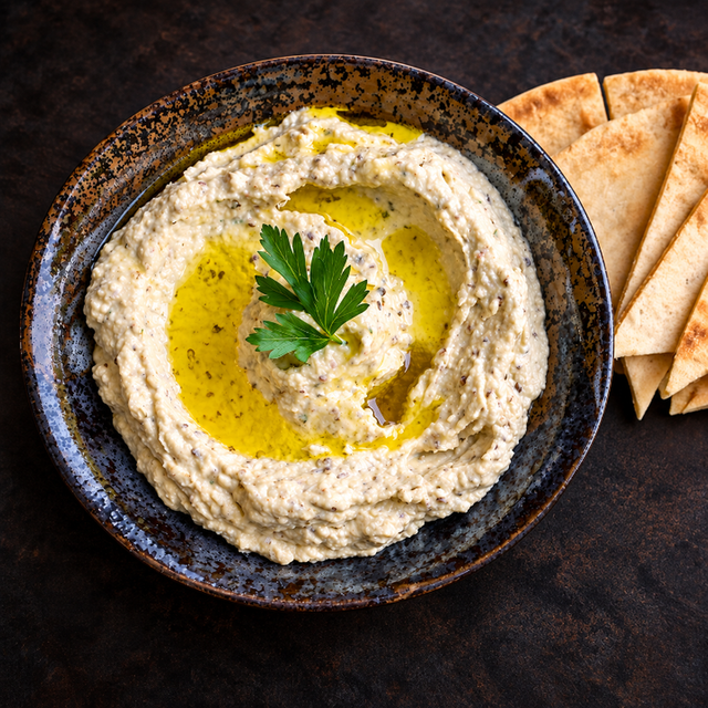 Baba-Ganoush & Pita.
