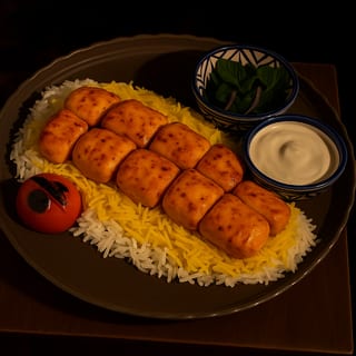 Double Chicken Kabab (جوجه کباب دو سیخ)