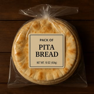 Pack of 6 Pita Bread