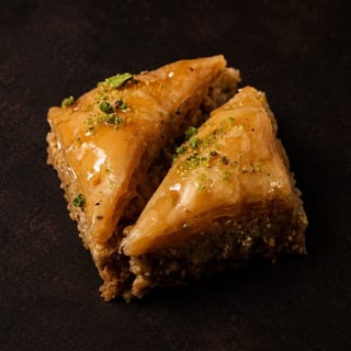 Small Pistachio Triangle Baklava