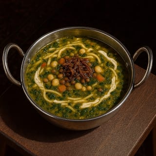 🌱 Ash-Reshteh (Persian Noodle Soup) (آش رشته )